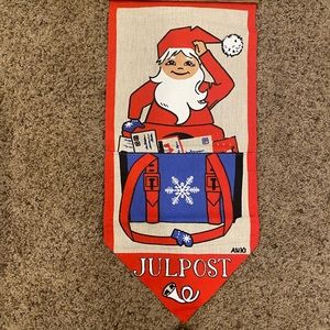 Vintage Santa Banner